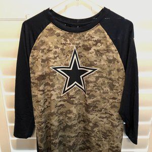 Dallas Cowboy's Military Appreciation NIKE Long Sleeve Shirt.